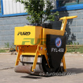 Rodillo compactador vibratorio Walk Behind Single Steel drum para compactación del suelo FYL-450